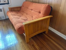 Wood frame futon for sale  Jackson Heights