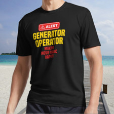 Nova Camiseta Gerador Operador Fazendo Filme Logotipo Ativo Camiseta Engraçada Tamanho P - 5XL comprar usado  Enviando para Brazil