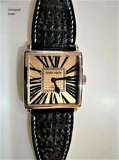 Roger Dubuis G40 pulseira quadrada dourada de crocodilo alça Cheergiant豪爵G40鱷魚錶帶MIT comprar usado  Enviando para Brazil