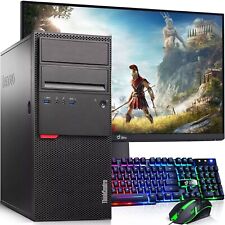 Lenovo Gaming PC Desktop MT i5-6500 32GB 2TB SSD HDD Nvidia 1050Ti Novo 24" Win11 comprar usado  Enviando para Brazil