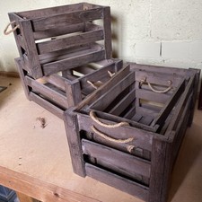 Wooden boxes storage for sale  SOUTHAMPTON