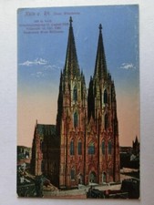 Stara katedra AK Köln strona zachodnia 1916 [aK371] na sprzedaż  Wysyłka do Poland