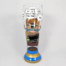 Poltrona de vidro Lolita quarterback futebol design duplo Gotta Love Beer VEJA VÍDEO comprar usado  Enviando para Brazil