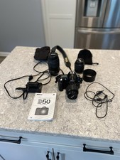 Câmera digital SLR e três lentes Nikon D50, usado comprar usado  Enviando para Brazil
