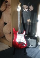 Red electric guitar for sale  PORTSMOUTH