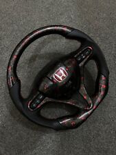 Volante de fibra de carbono forjado hidromergulhado para Honda Civic FD2/FN2 2006-2012 comprar usado  Enviando para Brazil