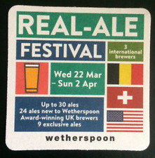 Beer mat.wetherspoon real for sale  STOCKPORT
