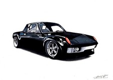 Dessin original porsche d'occasion  Montargis