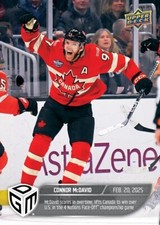 Pacote eletrônico 2025 Upper Deck 4 Nations Face-Off GDM Connor McDavid #20 (objetivo OT) comprar usado  Enviando para Brazil