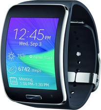 Usado, Smartwatch Samsung Galaxy Gear S SM-R750 curvo super AMOLED - Azul preto comprar usado Usado, Smartwatch Samsung Galaxy Gear S SM-R750 curvo super AMOLED - Azul preto comprar usado  Enviando para Brazil