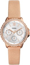 fossil uhren damen lederarmband gebraucht kaufen  Hamburg
