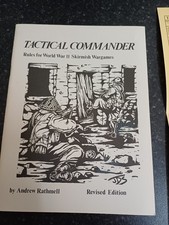 Tactical commander rules for sale Tactical commander rules for sale  GRIMSBY