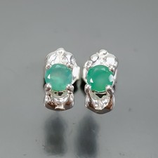 Brincos feitos à mão de prata esterlina 925/E125550 comprar usado  Enviando para Brazil