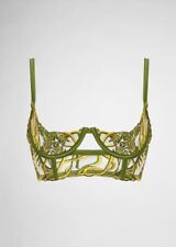 Sutiã Studio Pia Sirena quarto de xícara verde selva tamanho 2 serve 30D/32C/34B comprar usado  Enviando para Brazil