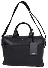 Bolsa para laptop Montblanc preta Duffle Weekender viagem negócios Itália comprar usado  Enviando para Brazil