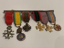 Barrette militaire médailles d'occasion  Ronchin