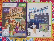 XBOX 360 LOTTO 2 GIOCHI KINECT ADVENTURES+YOU'RE IN THE MOVIES comprar usado  Enviando para Brazil