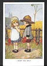 Rara cartolina bambini usato  Torino