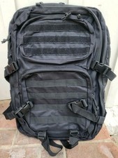 Mochila Tática Militar para Viagem Caminhadas, Preta, Grande, Molle Webbing NOVA! comprar usado  Enviando para Brazil