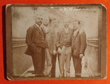CDV Armario Foto Cinco Hombres Francia - Anónima Primeros 900 C. comprar usado  Enviando para Brazil