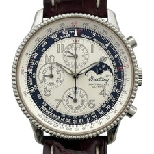 Breitling Navitimer Montbrillant Olympus A19350 prata #1138 comprar usado Breitling Navitimer Montbrillant Olympus A19350 prata #1138 comprar usado  Enviando para Brazil