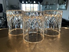 Lead crystal tumblers for sale  PORTSMOUTH