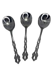 3 lustres Oneida talheres de aço inoxidável concha colher de sopa redonda comprar usado  Enviando para Brazil