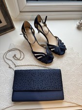 Monsoon navy satin for sale  PLYMOUTH