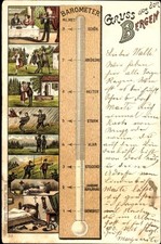 Litho Schweiz, Gruß aus den Bergen, Barometer, Wanderer - 10839615 comprar usado  Enviando para Brazil