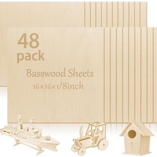 Pcs basswood sheets for sale  Eugene