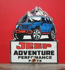 PLACA DE METAL VINTAGE JEEP ADVENTURE PERFORMANCE PARTS PORCELANA ESMALTE 6" x 5" comprar usado PLACA DE METAL VINTAGE JEEP ADVENTURE PERFORMANCE PARTS PORCELANA ESMALTE 6" x 5" comprar usado  Enviando para Brazil