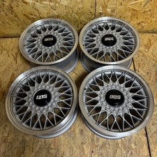 BMW 5 Style 15’’ 4x 100 prata BMW E30 VW Golf Mk1 Mk2 lábios corte diamante Bbs comprar usado  Enviando para Brazil