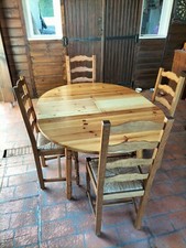 Table ronde rallonges d'occasion  Gujan-Mestras