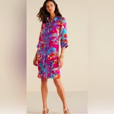 Vestido Camisa Soft Surroundings Multi Garden Path Floral Vibrante Manga 3/4 3X comprar usado Vestido Camisa Soft Surroundings Multi Garden Path Floral Vibrante Manga 3/4 3X comprar usado  Enviando para Brazil