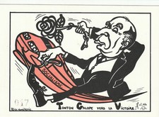 Cpm illustrateur mitterand d'occasion  Villiers-Saint-Georges