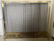 Vintage brass fireplace for sale  Washington
