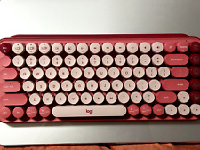 Teclado mecânico Logitech POP Keys sem fio Bluetooth HEARTBREAKER ROSE comprar usado  Enviando para Brazil