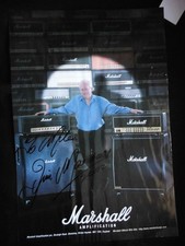 Autógrafo original de Jim Marshall (1923-2012) amplificador de guitarra Pioneer, pôster assinado, usado comprar usado  Enviando para Brazil