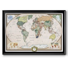 Colorful map canvas for sale  Anaheim