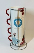 Stacking stoneware mugs for sale  Hopkinsville
