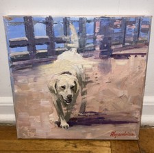 Contemporary oil canvas for sale  Scotch Plains
