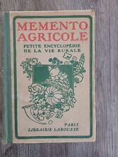 Memento agricole agrologie d'occasion  Aubenas