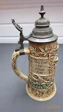 Bierkrug keramik zinndeckel gebraucht kaufen  Überlingen