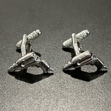 Ferramenta elétrica broca cola arma abotoaduras masculinas aniversário dia dos pais caixa de abotoaduras comprar usado  Enviando para Brazil