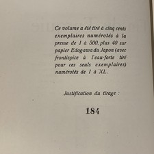 Edition originale limitée d'occasion  France