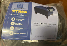 Ottoman grey stretch for sale  Grand Rapids