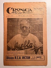 Usado, Antigo suplemento mexicano jornal esportivo beisebol ADOLFO LUQUE Pericos década de 1940 comprar usado  Enviando para Brazil