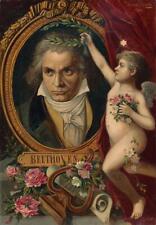 Usado, Pintura a óleo pintada à mão de alta qualidade "Angel and Beethoven" comprar usado  Enviando para Brazil