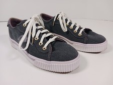 Tênis Feminino Keds Crew Kick Alto Sarja Macia (WF65223) Cinza Tamanho 8.5, usado comprar usado  Enviando para Brazil