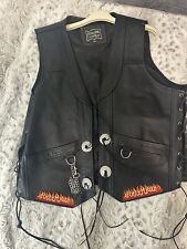 men s leather vest 2xl for sale  Plainfield